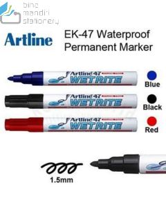 Spidol Permanen type Artline 47 Wetrite Marker image
