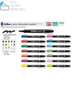 Gambar peralatan kantor Artline EPF-790 Spidol Supreme Permanent Marker Metalic Spidol Permanen Bullet Style dan aneka katalog Artline grosir