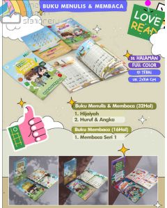 contoh gambar produk Buku Menulis dan Membaca Tema: Hijaiyah / Huruf&Angka tersedia di toko ATK bina mandiri stationery