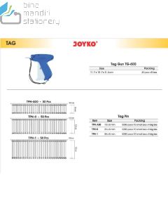 Foto Alat Tembak Label Joyko Tag Gun TG-600 merek Joyko