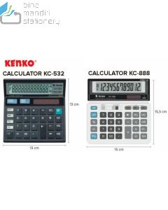 Katalog alat tulis Kalkulator Alat Hitung Kenko KC-888 Calculator dan gambarnya
