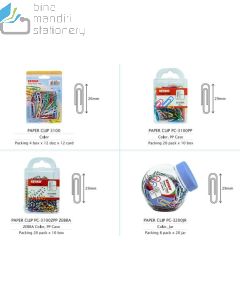 Contoh perlengkapan Kantor Kenko Paper Clip PC-3100PP Penjepit Kertas dan gambarnya
