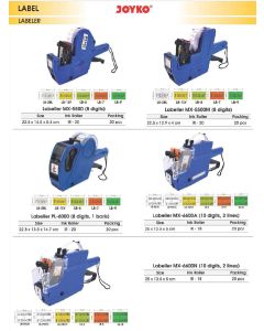 Toko Atk Grosir Bina Mandiri Stationery Jual Alat Pencetak label harga barang di minimarket 1 baris - 2 baris