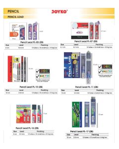 Toko Atk Grosir Bina Mandiri Stationery Jual Isi Pensil - Pencil Lead Joyko Untuk Mengisi Ulang Pensil Mekanik / Cetek