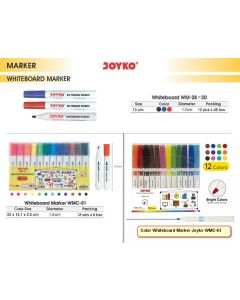 Toko Atk Grosir Bina Mandiri Stationery Jual Spidol Papan Tulis Whiteboard bisa di hapus Joyko White Board Marker